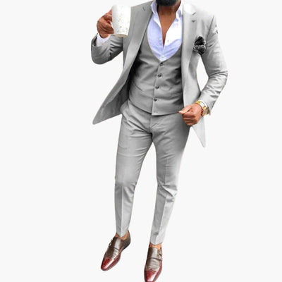 Klassisches Anzug Set - Herrenanzug 2-teilig Elegant Fit