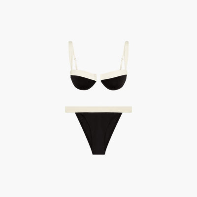 Stützender Damen-Bikini mit Colorblock-Design – Sportlich & Modisch