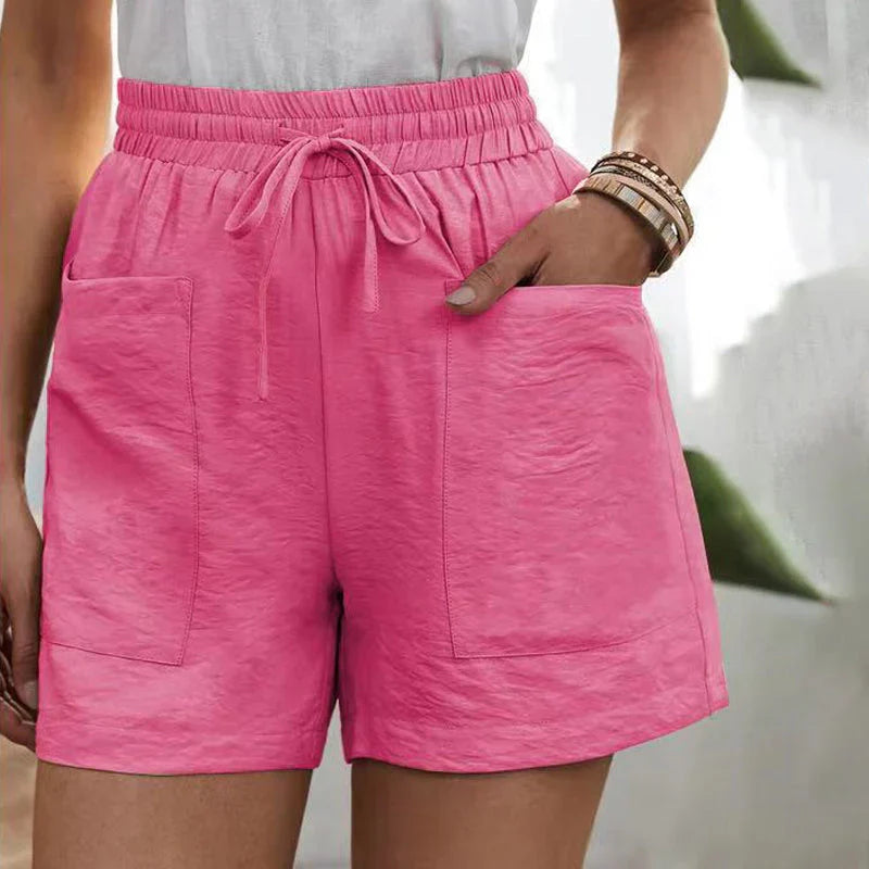 Rosalie | Leinen Shorts mit Taschen