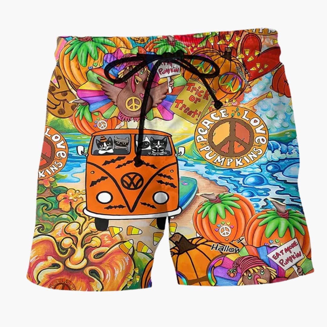 Bunte bedruckte Boardshorts für Männer - Sommerliche Strandmode