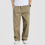 Frederick - Gerade geschnittene Cargo-Hose für Herren in Khaki