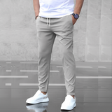 Aljure - Bequeme Slim-Fit-Hosen für Herren in Grau