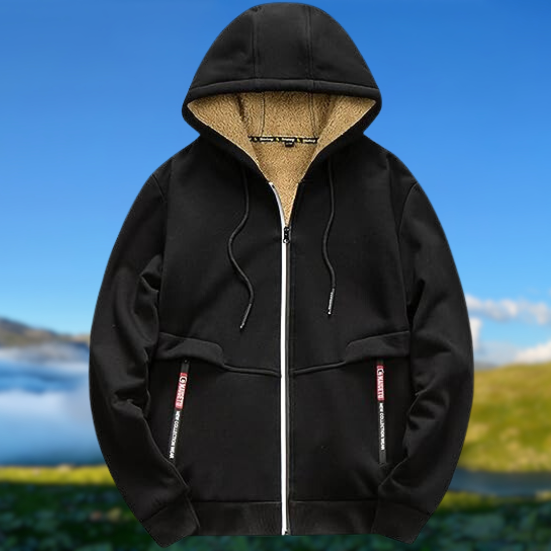 Patrick - Herren Kapuzenjacke Schwarz