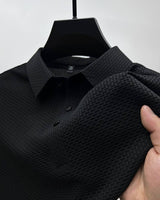 Cavallo - Luxus-Poloshirt für Männer in Schwarz