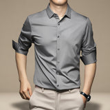 Esmaeel – Lässiges Poloshirt in Grau
