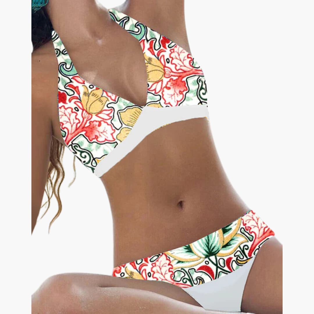 Rückenfreier Damen Bikini - Neckholder Design für Sommerurlaub