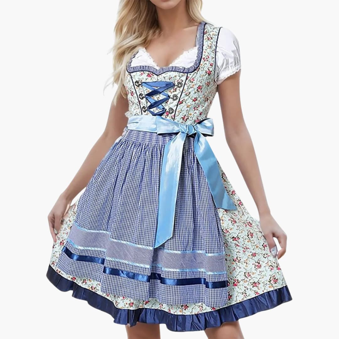 Klassisches Dirndl kleid für Damen - Oktoberfest 2025