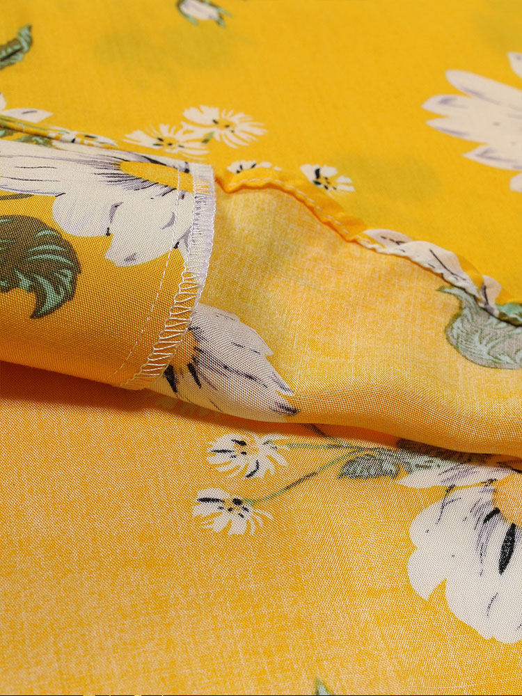 Revere Hemd mit Sonnenblumenprint