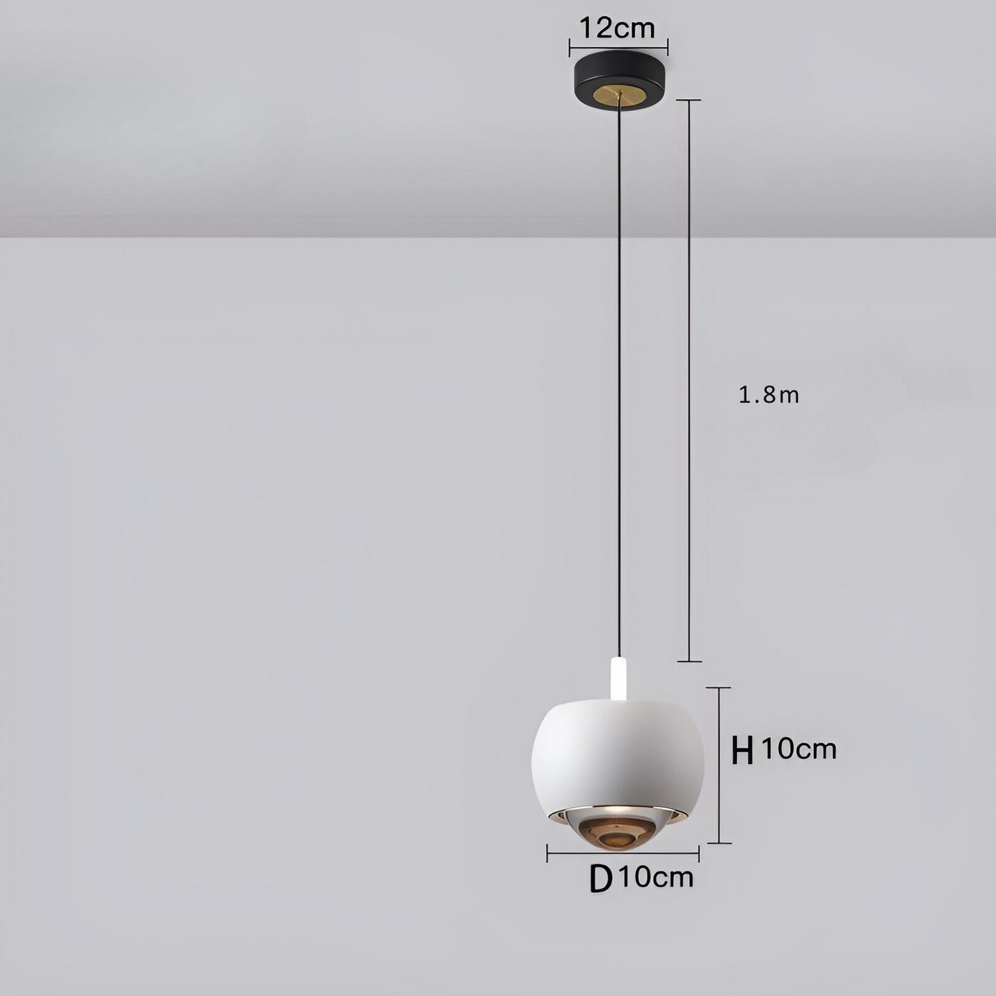 OrbitGlow Light - Moderne LED-Hängelampe