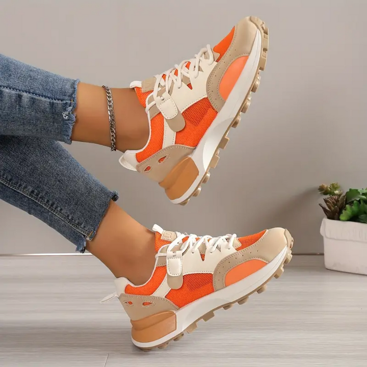 Dolores - Damen Sneaker im Color-Block-Design