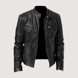 Patrick | Lederjacke für Herren in Schwarz