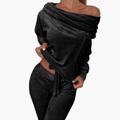 Laura | Weiches Langarmshirt und Hose für Damen