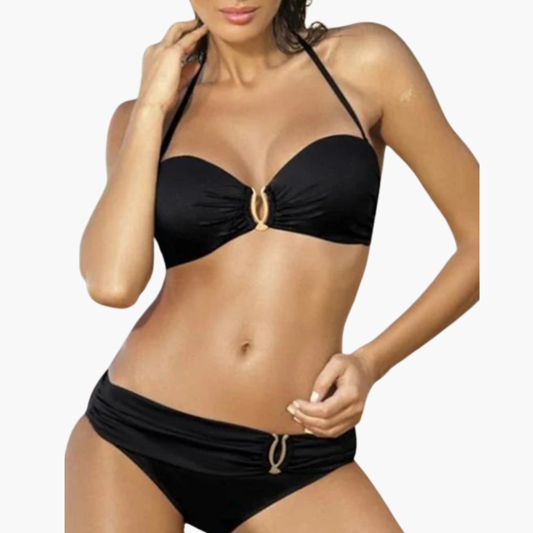 Halter-Bikini-Set - Damen Zweiteiler für Strand & Pool