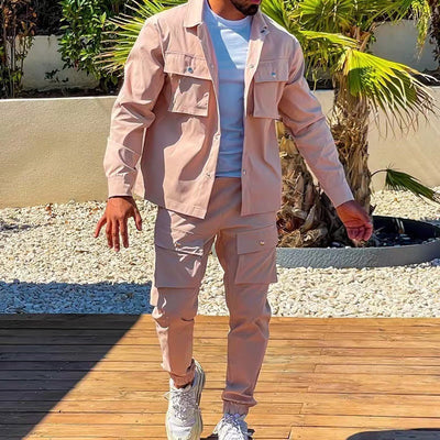 Adrian - Cargo-Outfit für Herren (Shirt & Hose)
