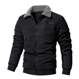 James - Warme und vielseitige fleecejacke für herren in Grau