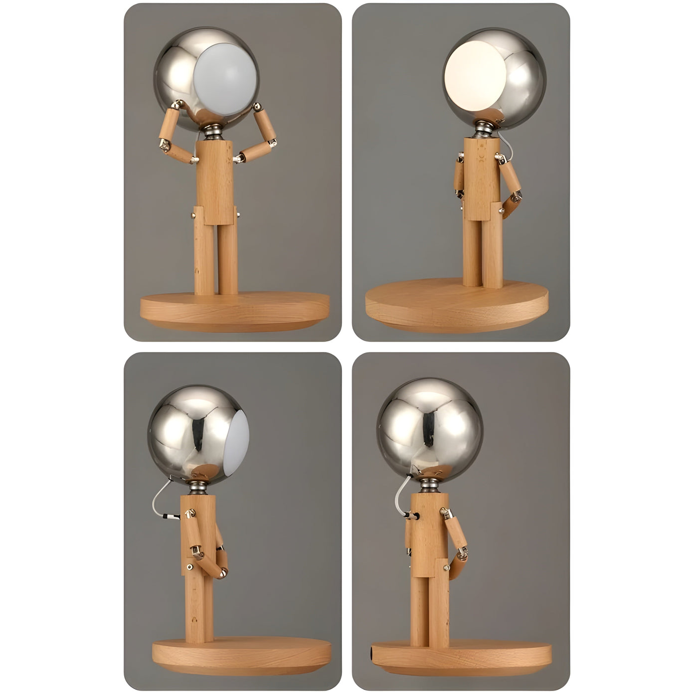 LunarEase Lampe – Elegante Schreibtisch-Mondlampe