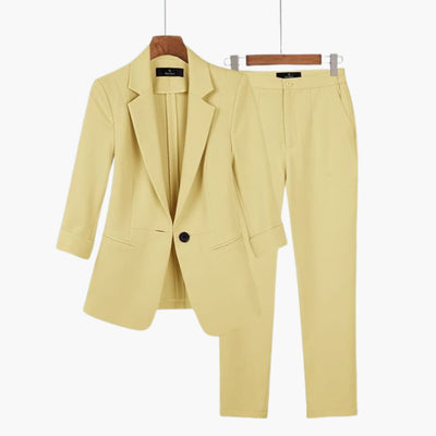 Elegantes Blazer- und Hosen-Set für Frauen - Perfekter Anzug