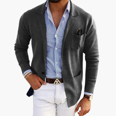 Herren Cardigan Blazer – Elegante Strickjacke für Männer