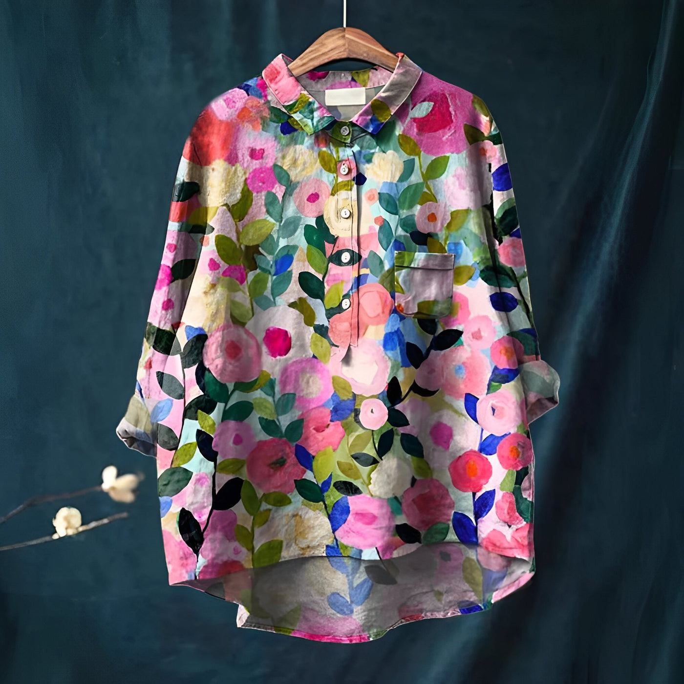 Jadyn - Damen Bluse mit Blumendruck