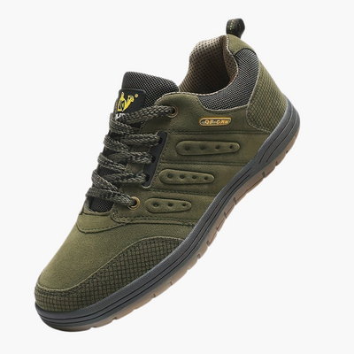 Herren Wanderschuhe mit Schnürverschluss und strukturierter Außensohle