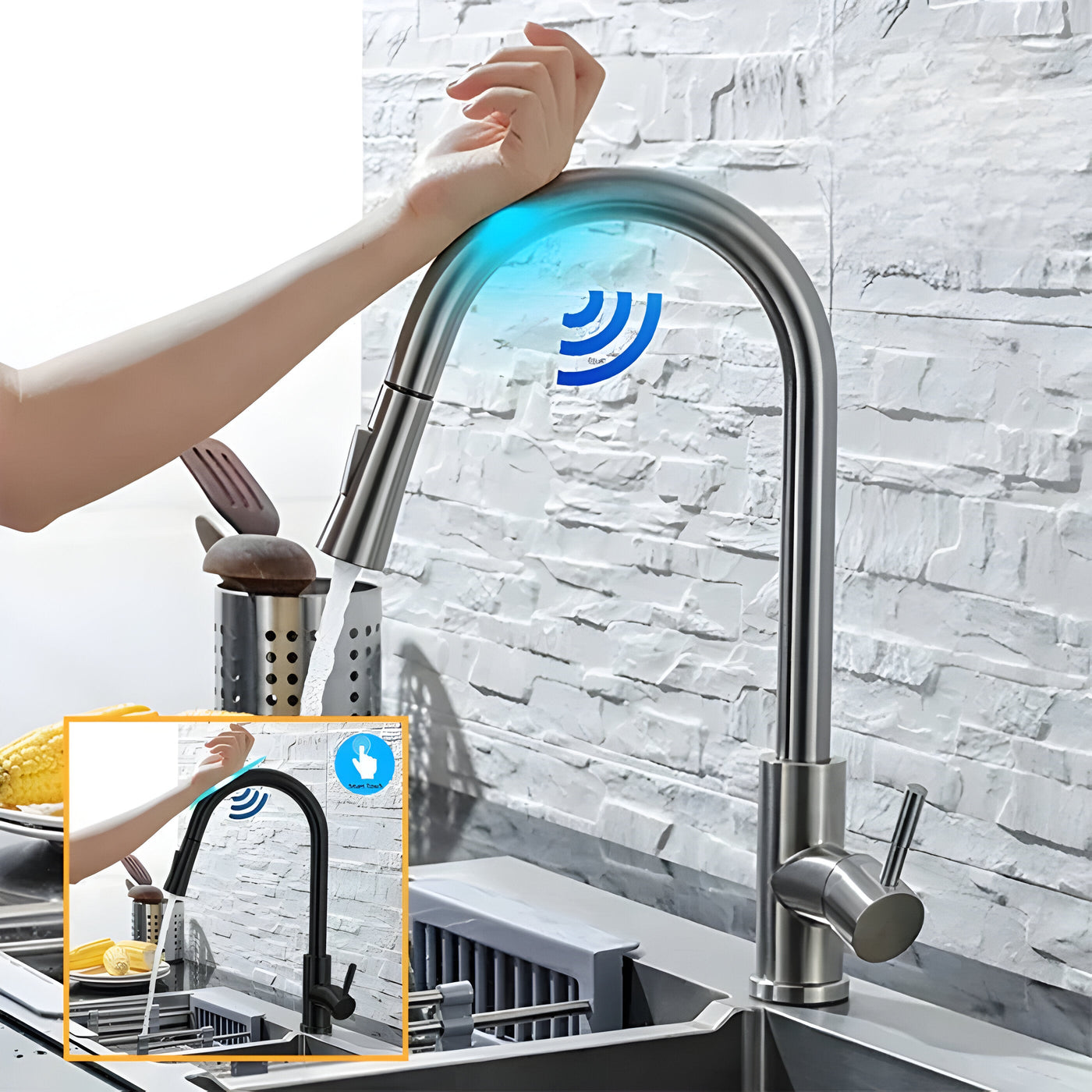 SmartSpout Wasserhahn – Intelligenter Touch-Küchenarmatur