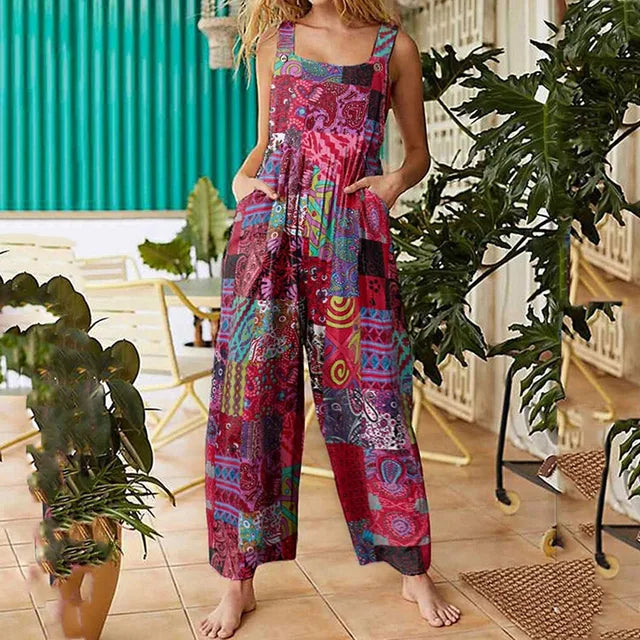 Alba - Sommerlicher Overall mit quadratischem Ausschnitt