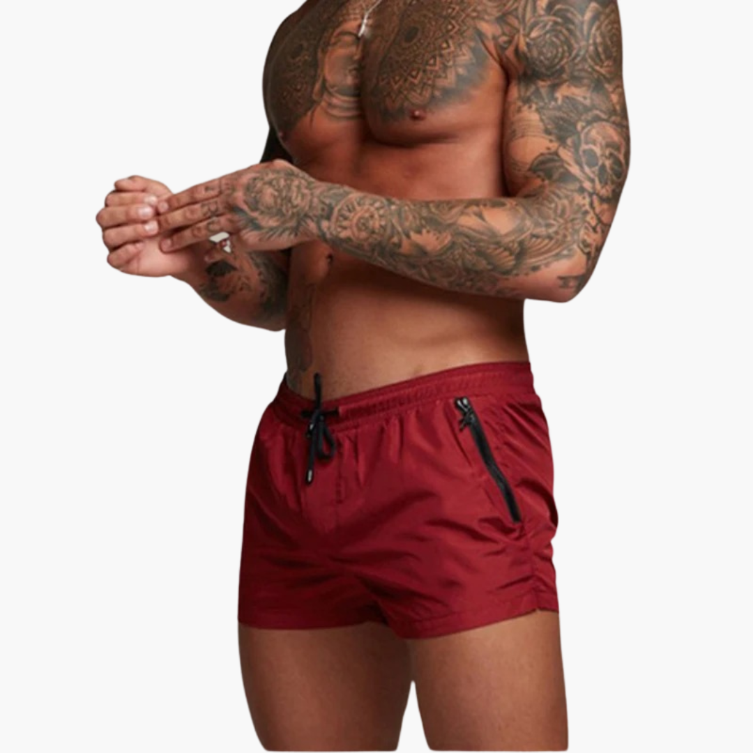 Schnelltrocknende Shorts - für Herren mit Stretch & Zipper