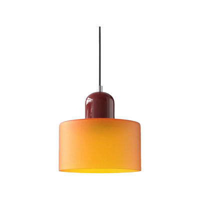 GlamorGlass Light - Europäische Retro Zylinder Pendelleuchte