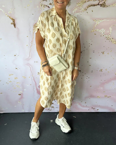 ERDMUTE - FRÜHLINGSKLEID MIT REVERS