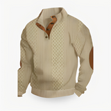 Jonel - Stilvoller und bequemer Herrenpullover in Beige
