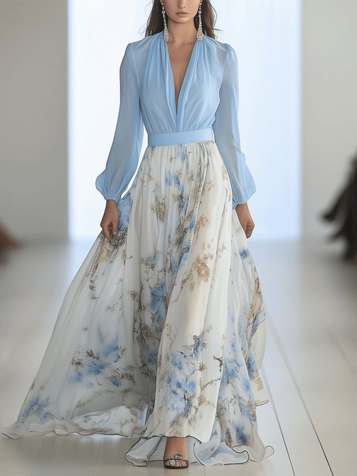 Jackie™ Langarmkleid mit floralem Muster