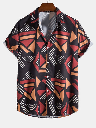 Shirt mit geometrischem Druck