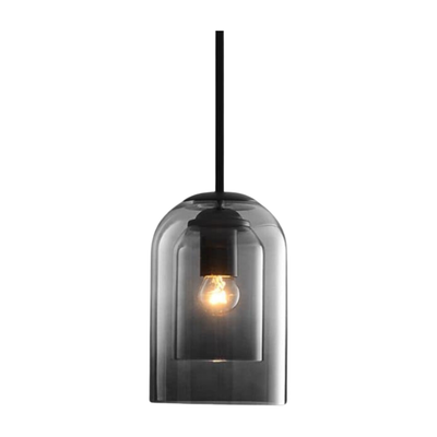 LuxeBeam Light - Moderne Pendelleuchte aus doppeltem Glas