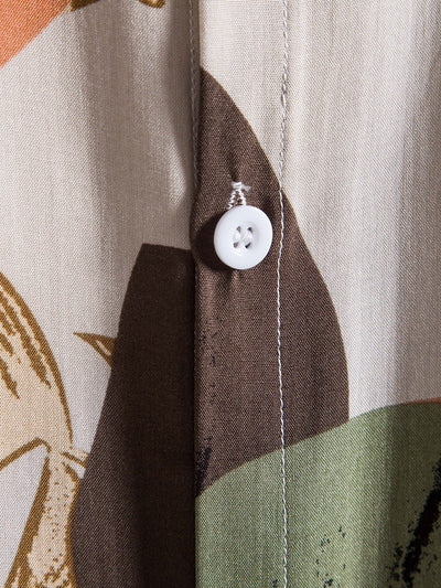 Shirt mit tropischem Druck