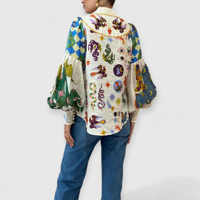 Nina | Vintage Lange Puffärmel