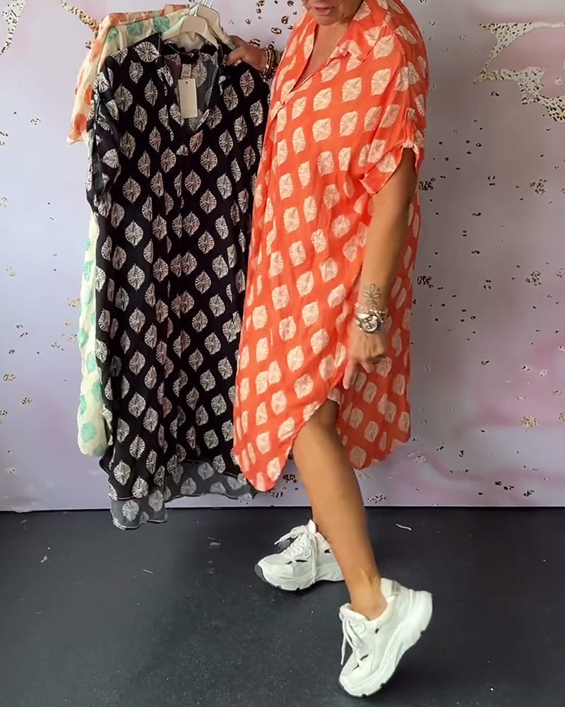 Stilvolle Kleid mit V-Ausschnitt