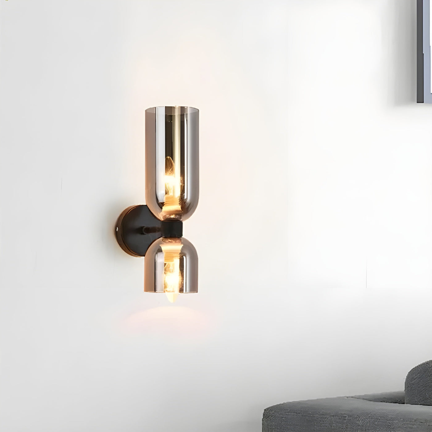 GlaciaGlow Light – Nordische Doppelkopf-LED-Wandleuchte