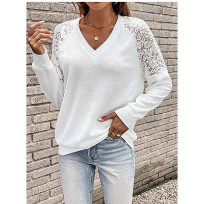 Sexy Wintertop mit V-Ausschnitt