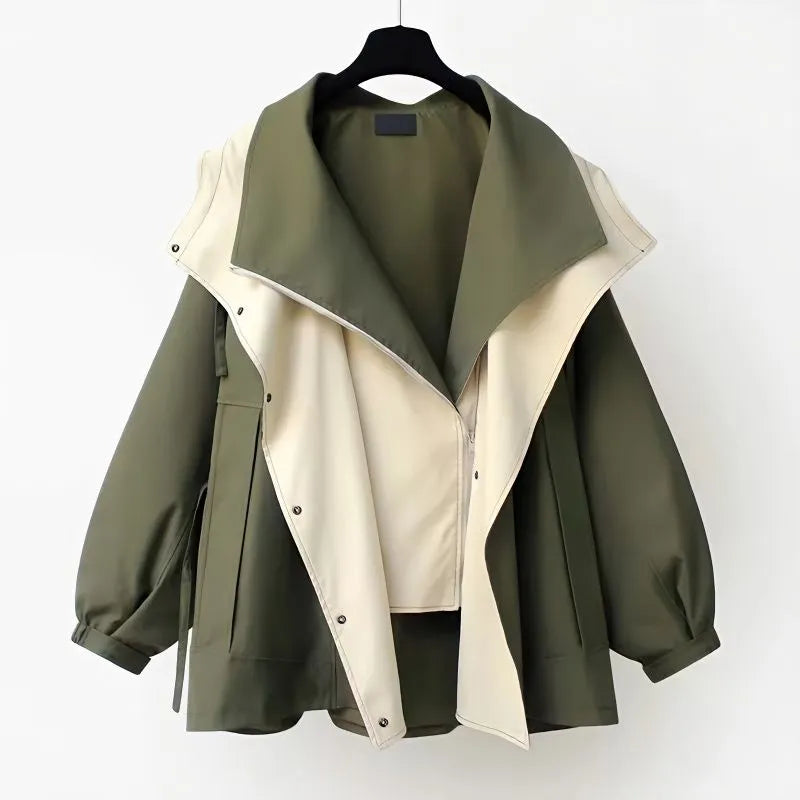 Jamaica - Grüner Eleganter Trenchcoat