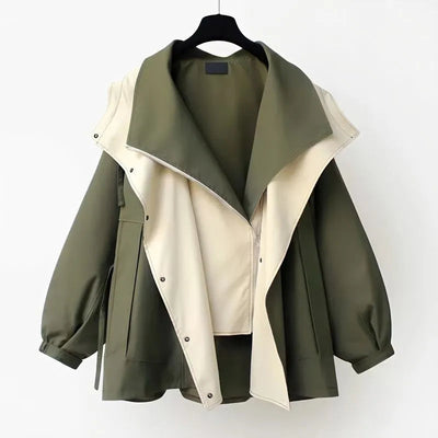 Jamaica - Grüner Eleganter Trenchcoat