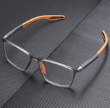 Ultraleichte Herren-Lese-Brille mit Blaulichtschutz - Orlando in Orange