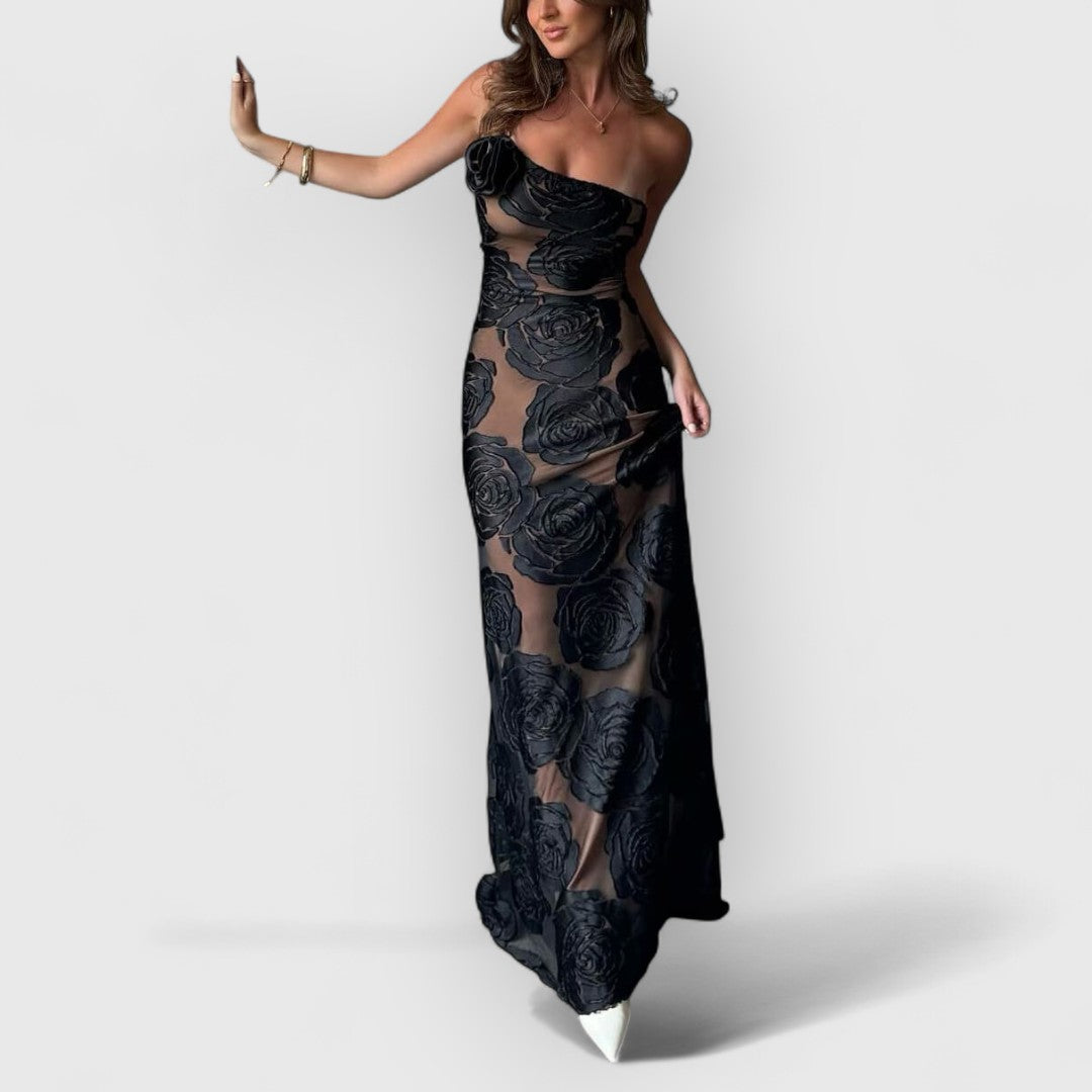 Reina | Premium-Maxikleid mit Blumenmuster