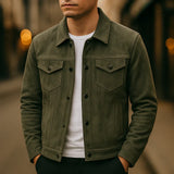 Dalan - Elegante Herbstjacke für Herren in Grün