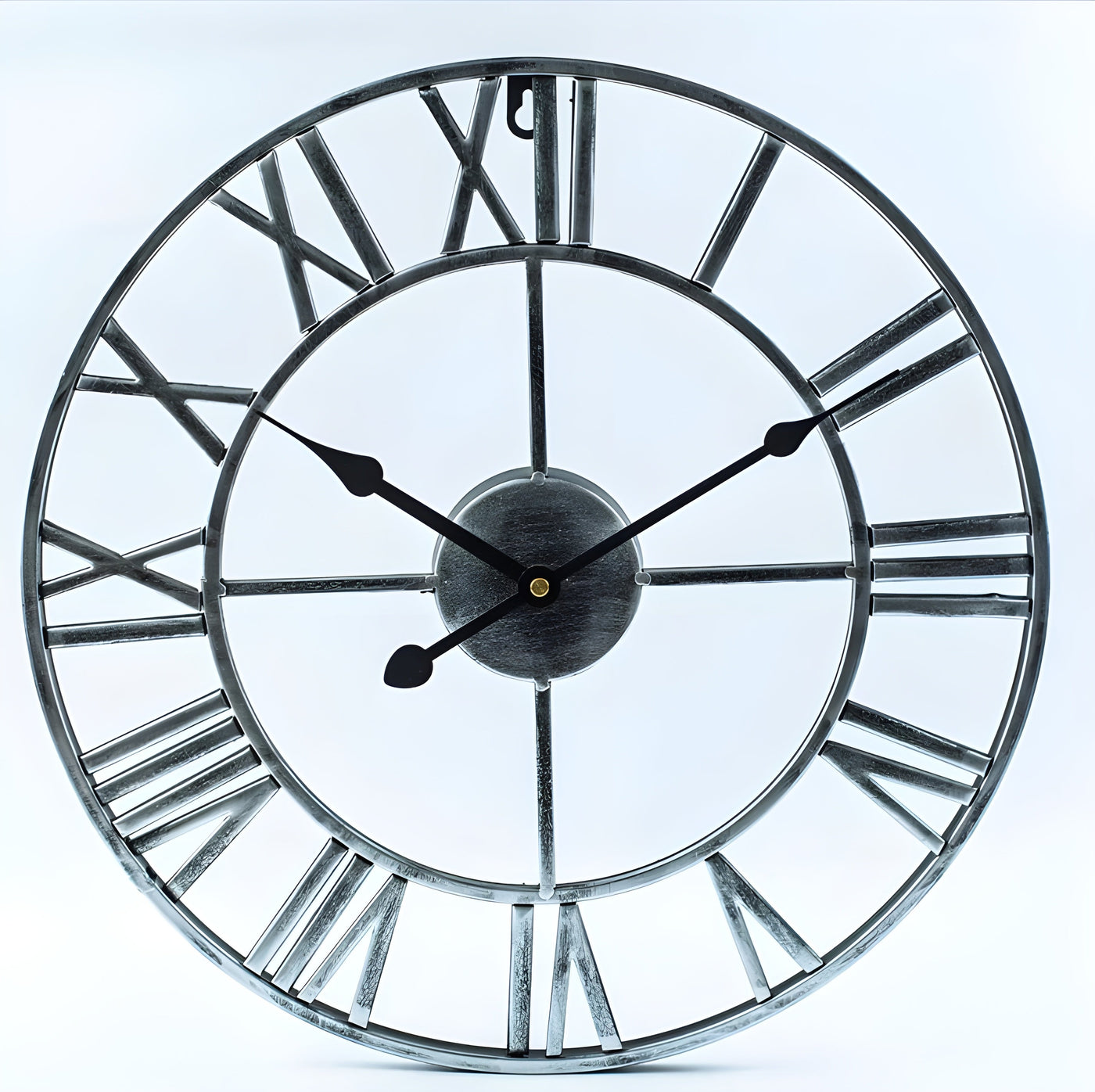 MetalFrame Clock – Moderne 3D Große Wanduhr