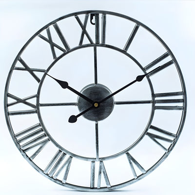 MetalFrame Clock – Moderne 3D Große Wanduhr