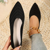Rosalinda | Damen Komfort-Flachschuhe in Schwarz