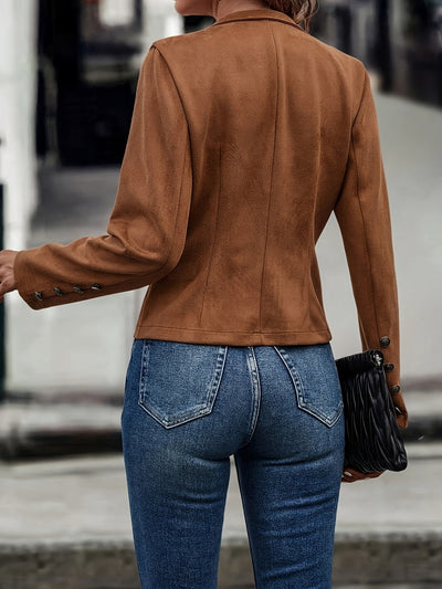 Federica - Retro Langarm Strickjacke