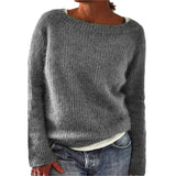Nure | Klassischer Pullover in GRAU