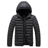 Leichte thermoisolierte Herrenjacke - Rayan in Schwarz