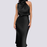 Chrissy - Elegantes Cocktailkleid für Damen in Schwarz